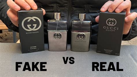 how to spot fake gucci perfume men|is gucci guilty real.